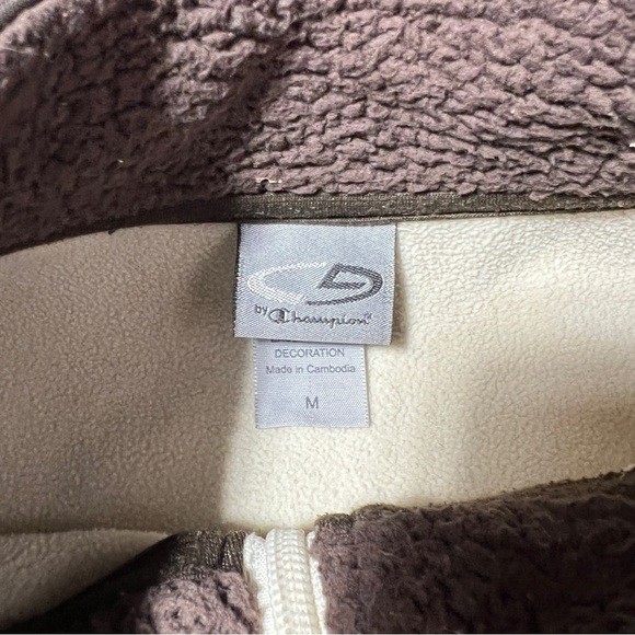 Champion Women  Brown and Cream Jacket with Zip Pockets M - Picture 3 of 7